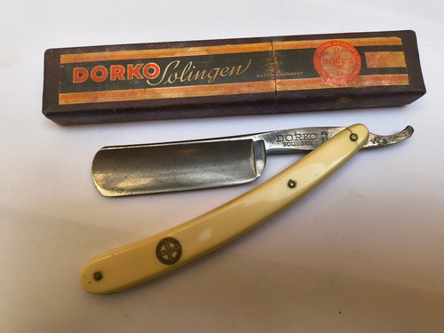 Rasoio dritto vintage - , dorko