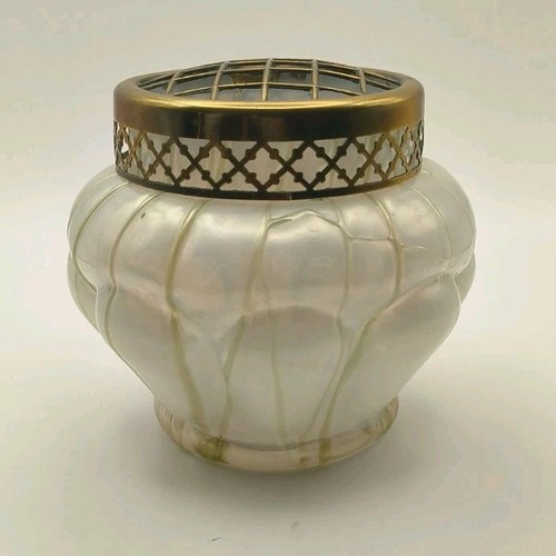 Vaso vetro madreperla - vaso,
