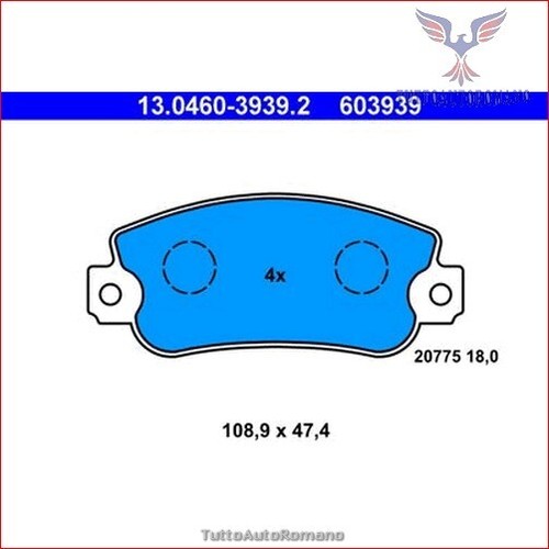 603939 kit pastiglie pattini - 603939,