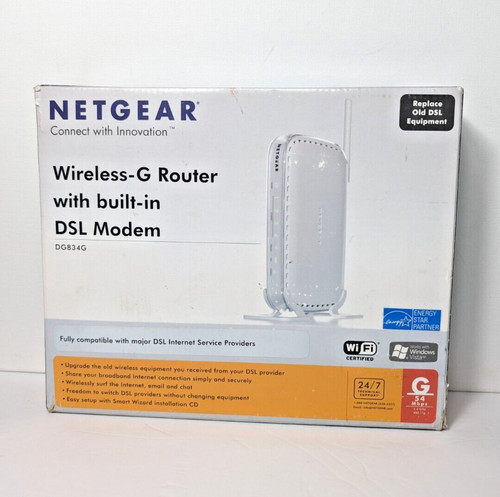 Netgear dg834g router - netgear,