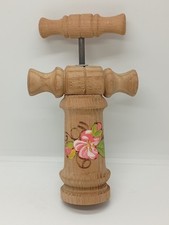 Cavatappi Vintage in Legno di Faggio Dipinto a Mano