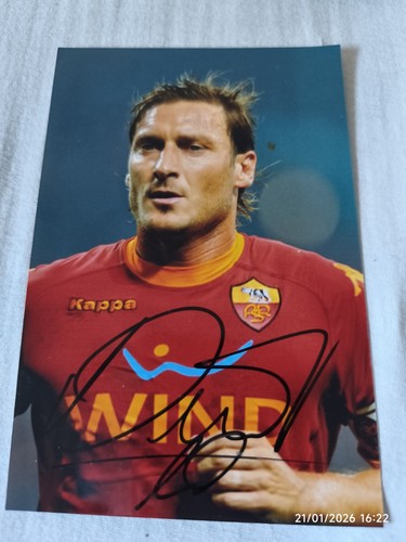 Francesco totti autografo - totti,