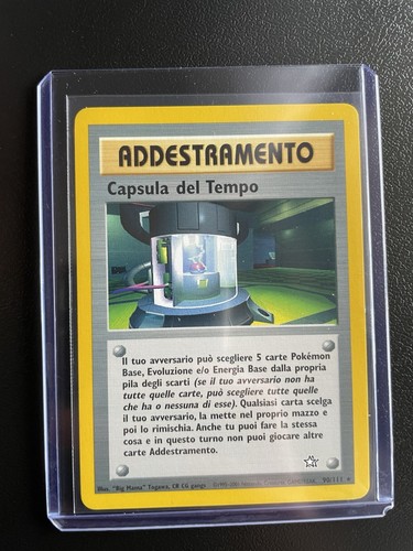 Pokemon capsula del tempo - capsula,