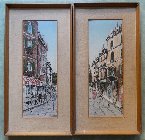 Quadri olio vie parigi - di,