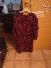 Vestito vintage rosa magenta e