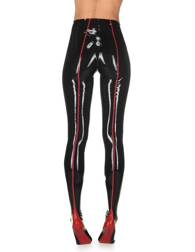 Pantaloni donna lattice a - in,