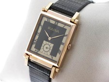 BULOVA RETTANGOLARE PLACCATO