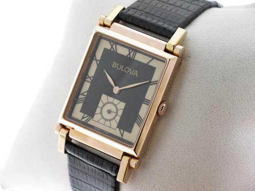 Bulova rettangolare placcato - bulova,