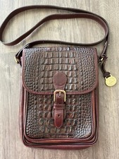 Vintage Brahmin Croc Crossbody