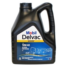MOBIL DELVAC MODERN 10W40 SUPER DEFENSE V1 DA 4 LITRI OLIO PER MOTORI DIESEL