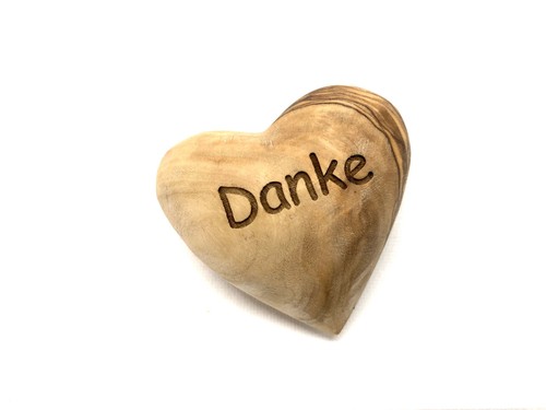 Cuore legno di olivo - cuore, d