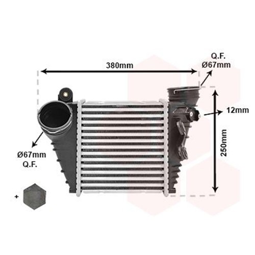 Van wezel intercooler per - wezel, audi