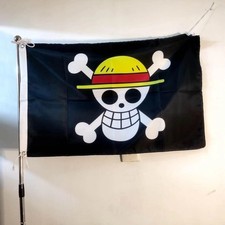 Bandiera One Piece 90cm X 150cm Flag Cappello Di Paglia StrawHat Crew JollyRoger