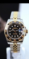 Orologio Seik Automatico Mod Bicolore | Lunetta GMT Nera | Bracciale Giubileo