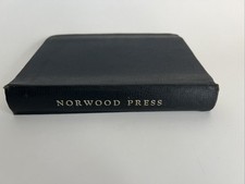 Vtg 1918 Norwood Press Specimen Book of Type Faces Typography USA Ring Bound