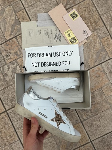 Golden goose super star - golden, bianca