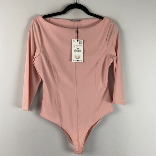 Body zara rosa - collo, barca