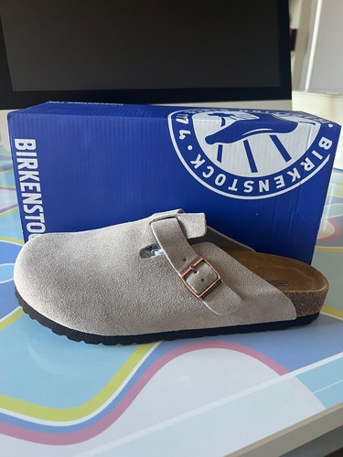 Birkenstock boston grigio - birkenstock,