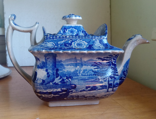 Teiera 1820s blu - blu, con