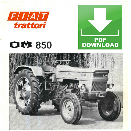 Trattore fiat 850 manuale - trattore,