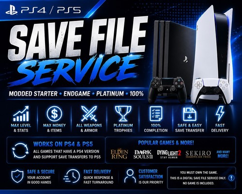 Ps4 ps5 modded - modded, saves