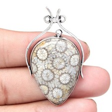 Collana Corallo Fossile Gemma