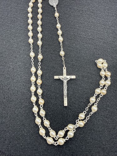 Rosario vintage finta perla - vintage,