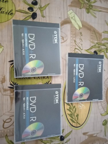 Tdk dvd 3 pezzi - +,