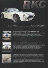 Roman RKC 289 kit car (AC