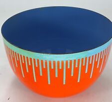 Ciotola smaltata vintage Richard Anuszkiewicz Op Art realizzata per Smithsonian Institute