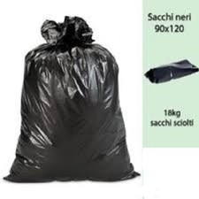 18 KG Sacchi 90x120 Nero 70