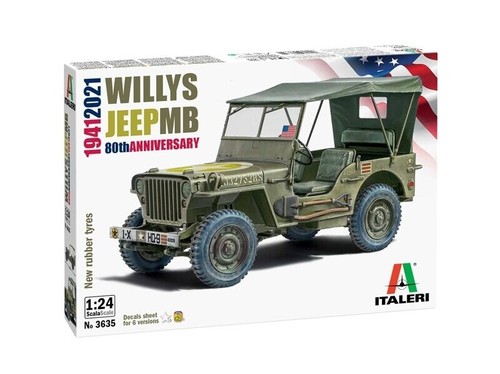 Italeri willys jeep mb 80th - willys,
