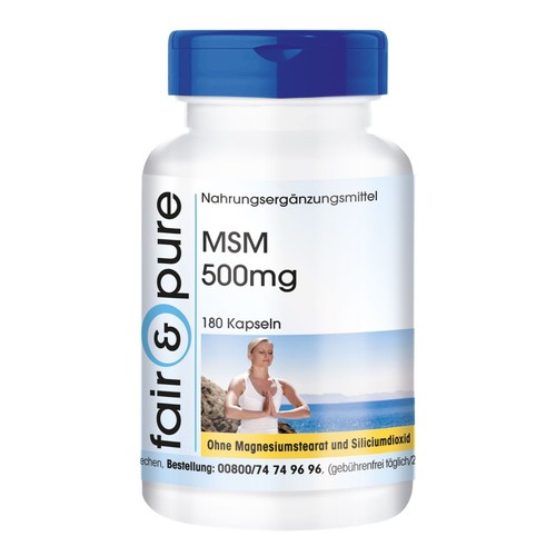 Msm 500 180 capsule - mg,