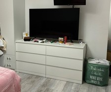 cassettiera bianca IKEA MALM 160x78