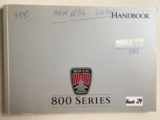 Rover Serie 800 Manuale