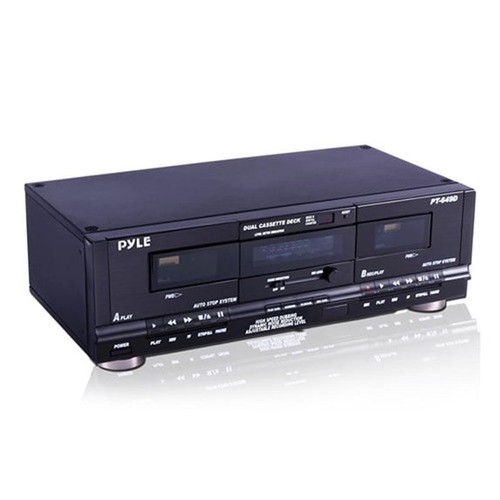 Pyle pt649d doppio cassette - pt649d,