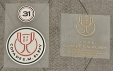 COPA DEL REY FINAL BARCELLONA PATCH SET DISTINTIVO # 42