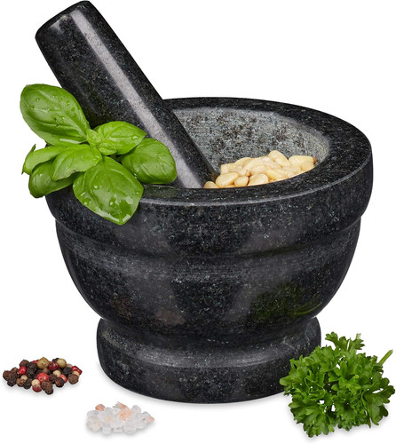 Mortaio pestello in - e,