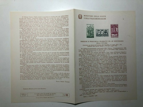 1958 bollettino illustrativo - 1958,