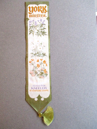 Silk bookmark york minster - silk,