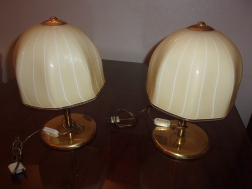 Coppia lumi vintage base - , in