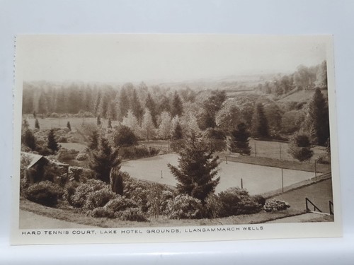 Vintage postcard hard - postcard,, tennis