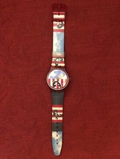 OROLOGIO SWATCH GENT QUARTZ THE BOSS GR109 1990 VINTAGE WATCH RELOJ SWISS MADE