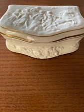 porta oggetti in porcellana di Capodimonte, firmata - buone condizioni