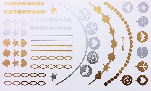Tatuaggio oro argento - tatuaggio, una