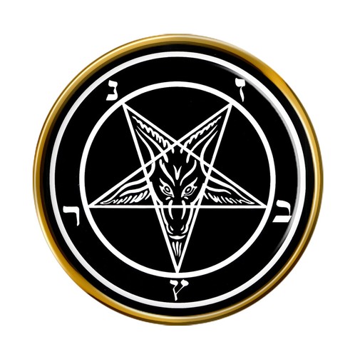 Satanico pentagramma spilla - satanico,