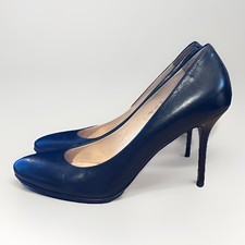 Carlo Pazolini tacchi a spillo punta tonda in pelle nera tacco 9 cm misura 36/ UK5