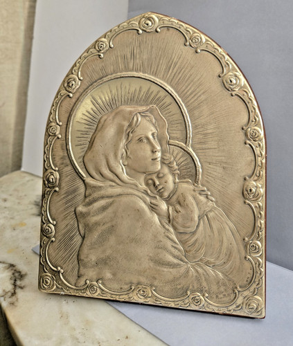 Targa vtg madonna - madonna, bambino