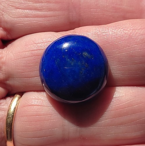 Lapis lazuli cabochon rond - lazuli,,