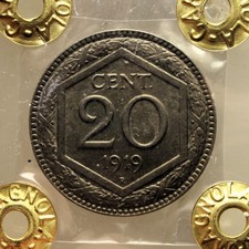 20 centesimi -Ni- 1919